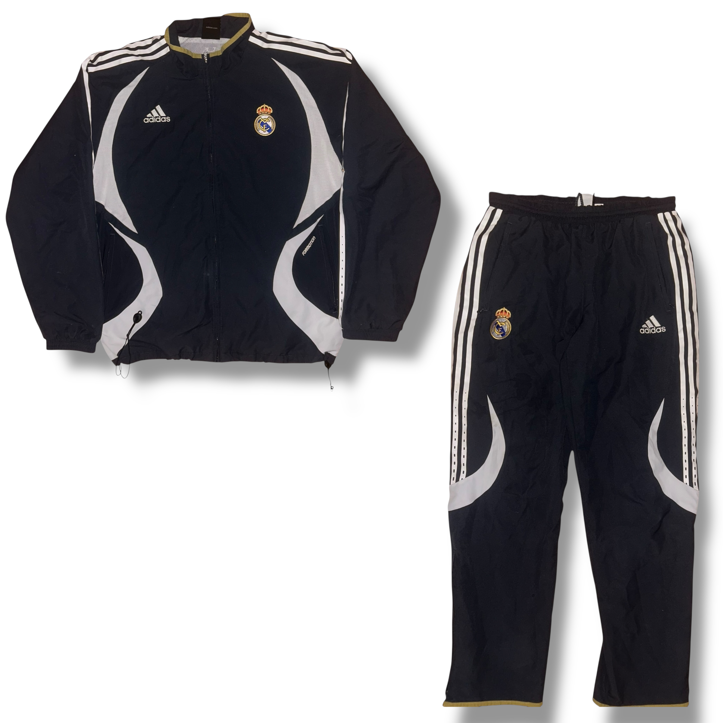 Tuta Completa Vintage Adidas Real Madrid (L)