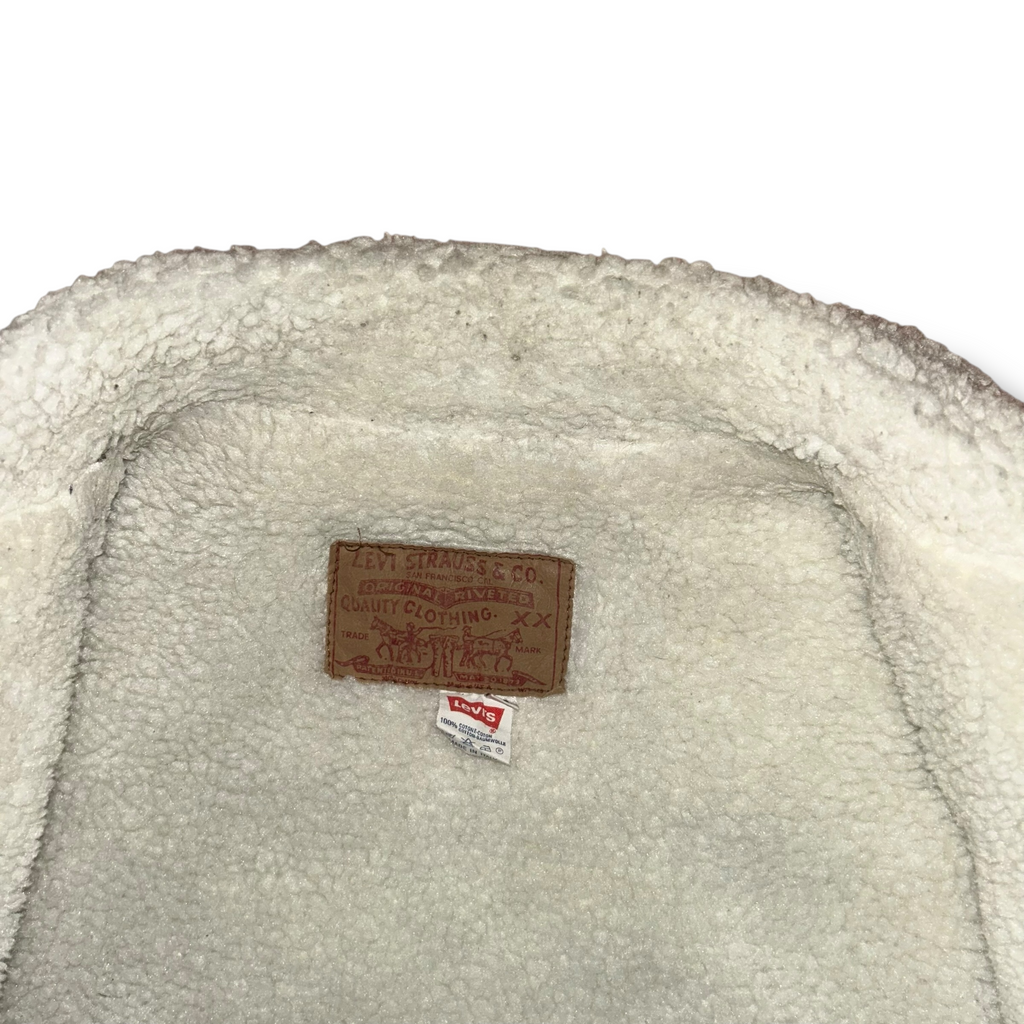 Giacca di Jeans con pelo Vintage Levi's (M)
