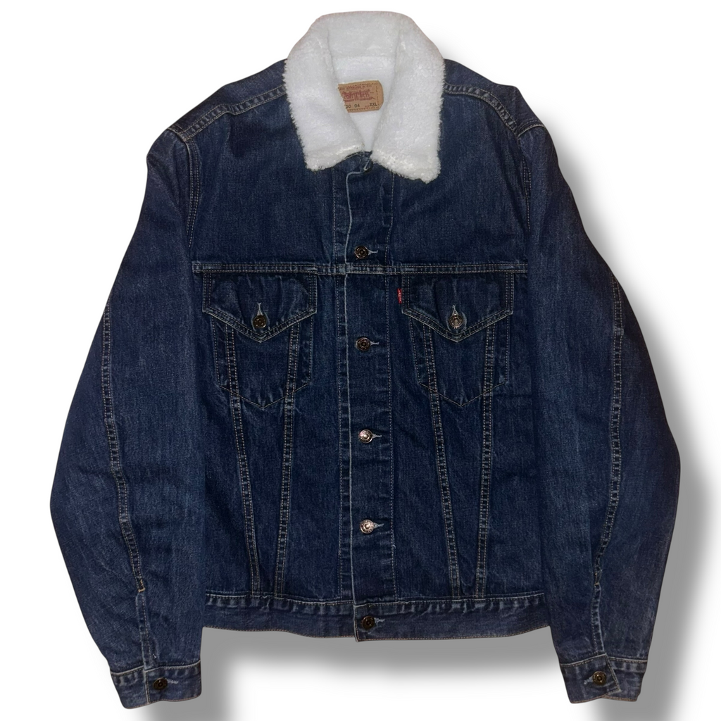 Giacca di Jeans con pelo Vintage Levi's (M)
